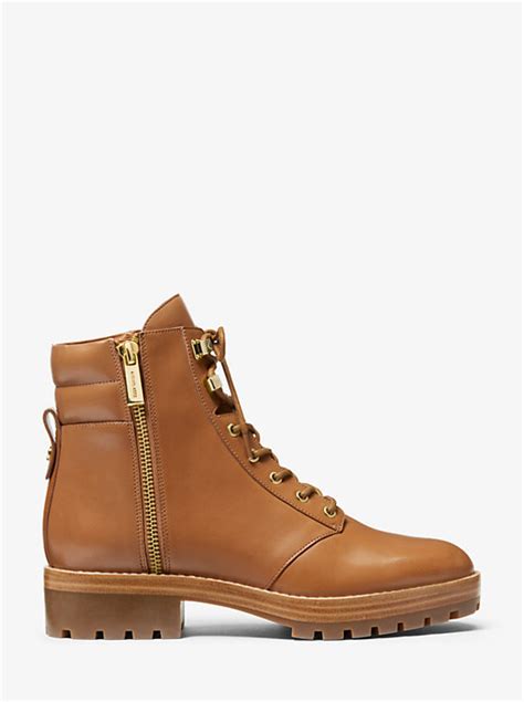 Rosario Leather Combat Boot 